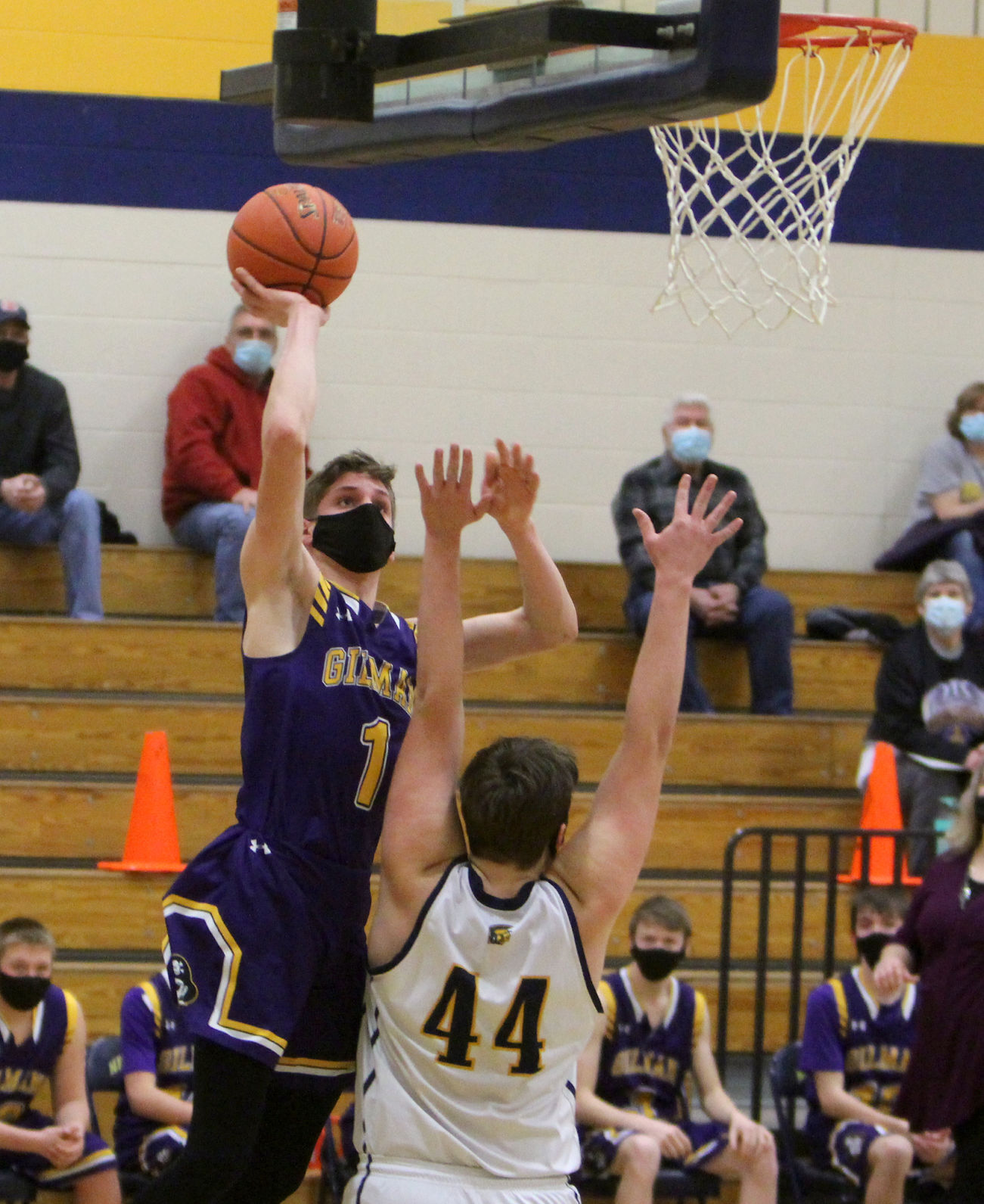 Gilman at New Auburn boys basketball 2-16-21